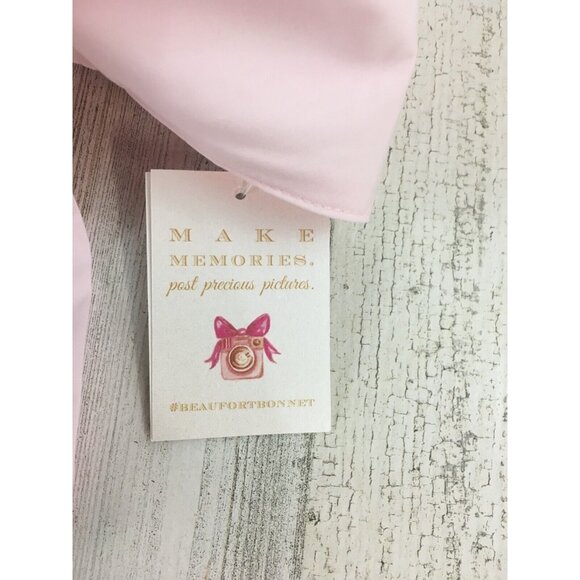 The Beaufort Bonnet Company XL 3T 4T Bellefaire Bonnet Pink Eyelet Lace Girls - Picture 5 of 14